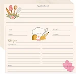 Yojo Recipe Cards, 50 Count 4X6, Double Sided Thick Cardstock,. Fixed Price $11.83.