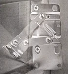 Lot Of Pair Rev Shelf Sink Front Tip Out Tray Hinges 2/PACK Steel No. Fixed Price $19.99.