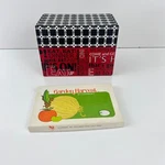 Lang Recipe Box File Red "let's Eat" Current W/ Vtg Cards Storage. Fixed Price $19.99.