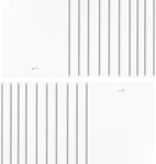20-PACK Pvc Vertical Blind Replacement Slats Curved Smooth White 98.5"X3.5. Fixed Price $91.99.