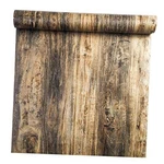 Poetryhome Self Adhesive Distressed Wood Grain Wall Paper For Cabinets. Fixed Price $19.97.