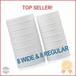 Aozita 16-PACK Plastic Mason Jar Lids 8 Regular Mouth And Wide. Fixed Price $13.59.