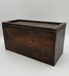 Antique Armour Star Corned Beef Wooden Crate Box Uruguay Original Hinged Lid. Fixed Price $85.00.