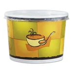 Chinet? Streetside Squat Paper Food Container W/ Lid, Design, 12OZ,. Fixed Price $137.00.