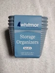 Whitmor Storage Organizer Set Of Four 3.35 2.56 New Fast Shipping. Fixed Price $6.99.