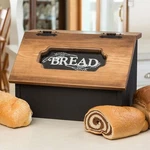 Creative Wood Design Amish Made Pine Hinged Fresh Bread Storage Box Black. Fixed Price $226.98.