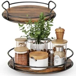Lamu 2 Pack 9'' 10'' Lazy Susan Turntable Organizer For Top Cabinet, Wo.... Fixed Price $34.13.
