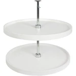 Cabinet Lazy Susan Organizer Full Round Polymer White PFN28ST-W Knape Vogt. Fixed Price $179.99.