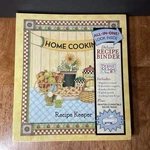 Debbie Mumm Deluxe Home Cooking Recipe Keeper-binder/magnets/dividers Nos. Fixed Price $24.95.