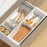 Eoouooip Sliding Drawer Tray With Adjustable Dividers, Expandable Kitchen Sto.... Fixed Price $41.09.