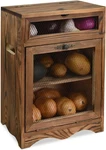 Ikee Design Free Assemble Wooden Countertop Potato And Onion Storage Bin Box,cou. Fixed Price $59.54.