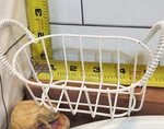 Food Serving Basket Creative Wire Storage For Pantry Kitchen Bathroom. Fixed Price $8.00.