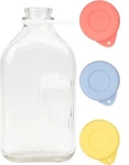 Purekra Silicone Milk Glass Cap (bottle Not Incl), QTY=1, 48MM, See Desc. Fixed Price $6.50.
