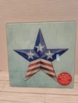 Tempered Glass Mini Instant Counter Cutting Board Star Patriotic New Box. Fixed Price $19.00.