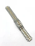 Seiko Nos Vintage Z1599C 20MM Two-tone Stainless Steel Watch 5Y39-1030 Bracelet. Fixed Price $49.99.