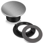 Kitchen Faucet Hole Stainless Steel, Premium Sink Tap Cover, Brushed. Fixed Price $11.04.
