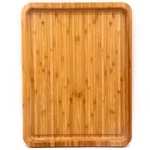 Bamber Large Size Bamboo Serving Tray, Rectangular, 15.5 X 11.8 0.8 Inches. Fixed Price $35.74.