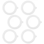 Molain 6PCS Rubber Seals Rings For Glass Jars, Airtight Silicone White. Fixed Price $9.63.