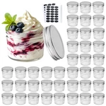 Glass Jars 4OZ Mason Set Of 40 Kitchen Spice Accguan Lidssilver Mini. Fixed Price $51.99.