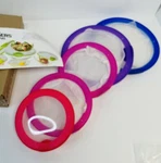 Farberware Set Of 5 Reusable Bowl Huggers Multi-color. Fixed Price $11.85.
