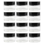 Cornucopia 15-MILLILITER Clear Glass Balm Jars (12-PACK); 1/2 Oz Cosmetic W. Fixed Price $29.23.