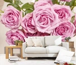 3D Pink Rose Flower G4011 Wallpaper Murals Removable Self-adhesive Honey. Fixed Price $139.42.