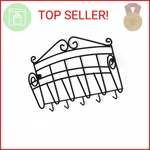 Spectrum Scroll Wall-mounted Mail Organizer With Key Hooks, Entryway. Fixed Price $16.10.