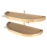 Rev-a-shelf 32" Lazy Susan Half-moon Shaped 2-SHELF Turner, 4WLS882-32-570. Fixed Price $386.99.