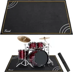 4 X 6 Ft Drum Rug With Non-slip Grip Bottom, Soundproof Floor Mat, Accessor. Fixed Price $62.99.