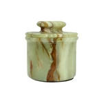 Green Onyx Butter Keeper - Round Marble Dish For Countertop, 4" 3.5".... Fixed Price $49.32.