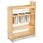 Rev-a-shelf 8" Pullout Kitchen Cabinet Organizer With Soft-close, 448UT-BCSC8C. Fixed Price $465.99.