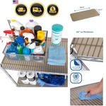 Heavy Duty Shelf Liners Water-resistant Non-adhesive Fits 30 Inch Wire Shelves. Fixed Price $34.12.
