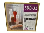 Get 30 Piece Set 6 32OZ Salad Dressing Juice Bottles And 24 Lid SDB-32. Fixed Price $59.99.