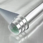Bayya Silver Contact Paper Thicken Stainless Steel Metallic Feel Waterproof Oil. Fixed Price $14.99.