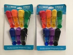 14 Pc Kizmos Magnetic Multipurpose Bag Clips Multicolored Refrigerator Kitchen. Fixed Price $14.98.