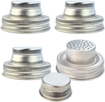 4 Pack Of Stainless Steel Mason Jar Shaker Lids Caps For Cocktail,dredge Flour. Fixed Price $16.95.