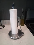 Simplehuman Tension Arm Standing Paper Towel Holder Stainless Steel. Fixed Price $27.00.