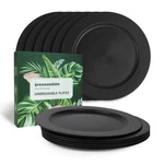 Greenandlife 10INCH/6PCS Dishwasher & Microwave Safe Wheat Medium, Black-flat. Fixed Price $25.99.