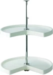 Knape & Vogt PKN32ST-W Kidney Shaped Polymer Lazy Susan, X 31.5. Fixed Price $128.99.