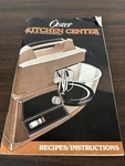 Vintage Oster Kitchen Center Regency Cookbook Recipe Instruction Manual. Fixed Price $8.00.