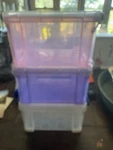 (3) Really Useful Box 1.6 Litre Snap Lid Storage Containers. Fixed Price $29.50.