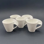 Villeroy & Boch Espresso Cups Set Of 5 White Premium Porcelain Made Germany. Fixed Price $38.20.