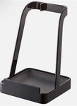 Yamazaki Tower Kitchen Tool Ladle Holder-lid Stand For Utensils Black New. Fixed Price $21.99.