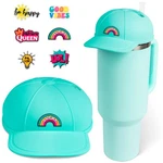 Baseball Cap Dustproof Lid For Stanley Cup Cover, With 7PCS Charms De.... Fixed Price $17.86.