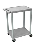Luxor HE32-G Utility Cart Two Shelves Structural Foam Plastic. Fixed Price $99.39.