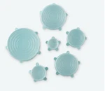 Norwex Stretchy Silicone Lids New Set Of 6 Teal Reusable Bpa-free Baclock Q2. Fixed Price $22.99.