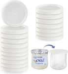 Oui Yogurt Jar Lids - 18 Pack For Yoplait Containersealed Aga.... Fixed Price $15.99.