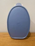 Tupperware Ham Roast Turkey Storage Keeper White/blue 488-4 Lid/container Only. Fixed Price $24.99.