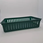 Vintage Frem Corp Forest Green Dark Utility Basket 514-1 Organizer Heavy Duty. Fixed Price $29.99.