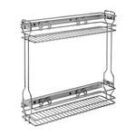 Rev-a-shelf 18" Pull Out Side Mount 2-TIER Kitchen Cabinet Organizer, 548-06CR-1. Fixed Price $101.09.